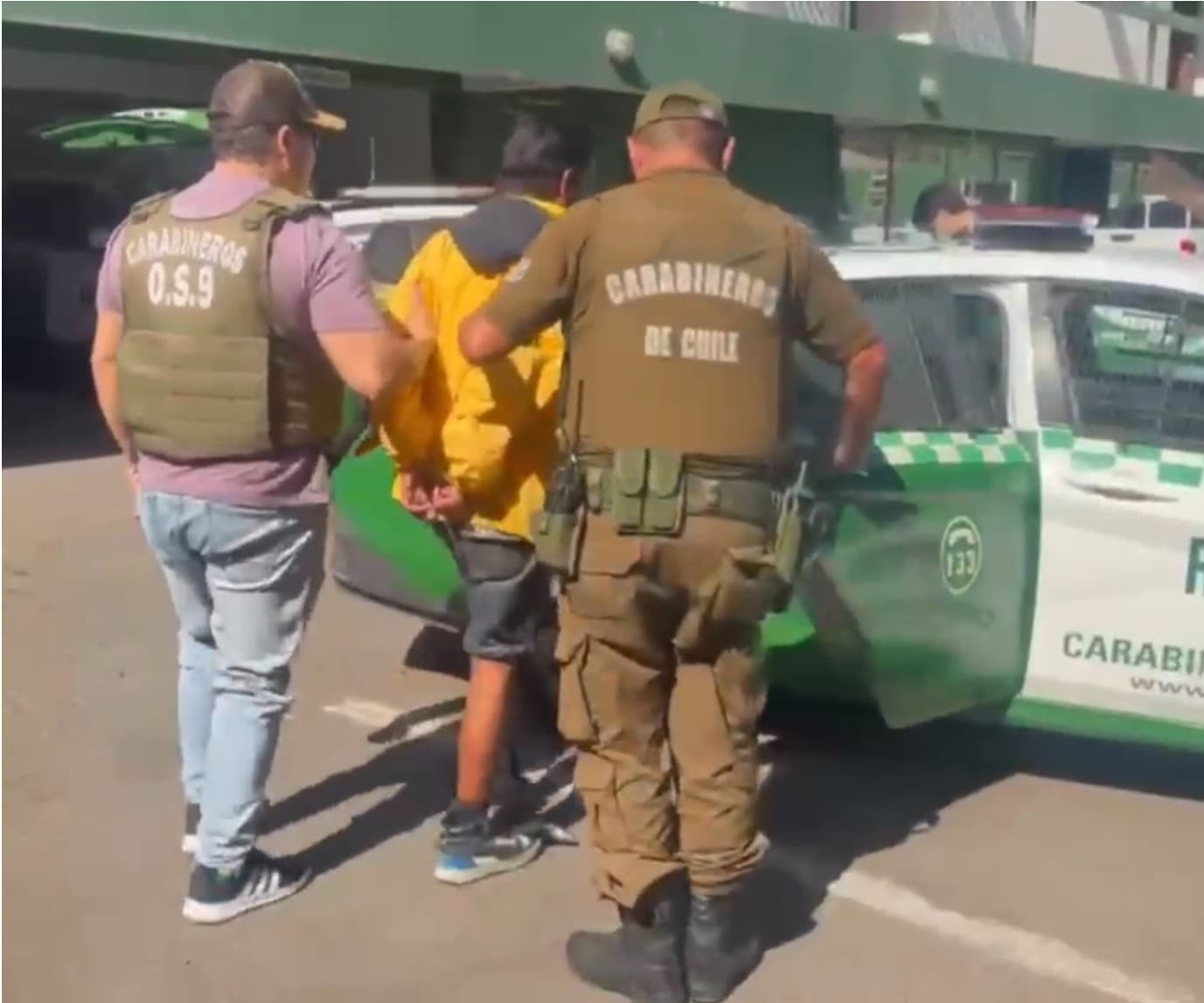 Carabineros del OS9 Arica detiene a sujeto imputado por homicidio frustrado